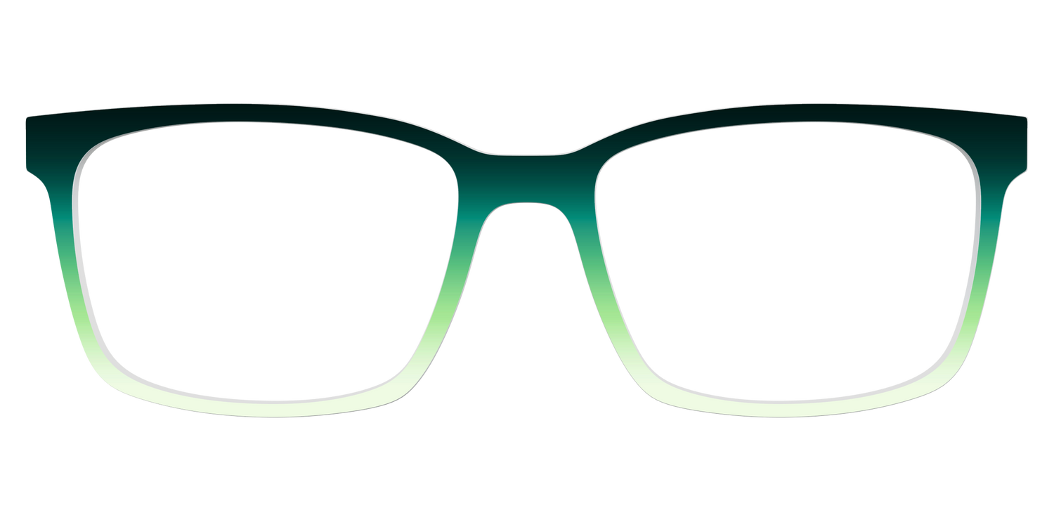 The Jade to Chartreuse Gradient - Lifestyle Kirby Top Image - Pair Eyewear