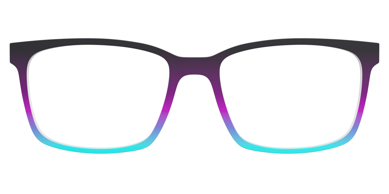The Licorice to Seafoam Gradient - Lifestyle Kirby Top Image - Pair Eyewear
