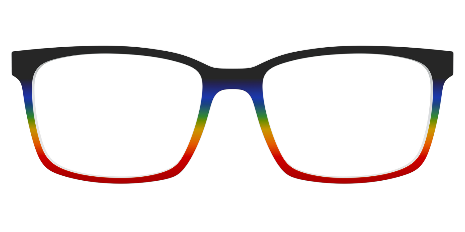 The Love Wins Gradient - Lifestyle Kirby Top Image - Pair Eyewear