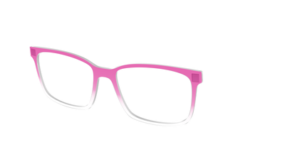 The Magenta Gradient Crystal - Angle Top Thumbnail - Pair Eyewear