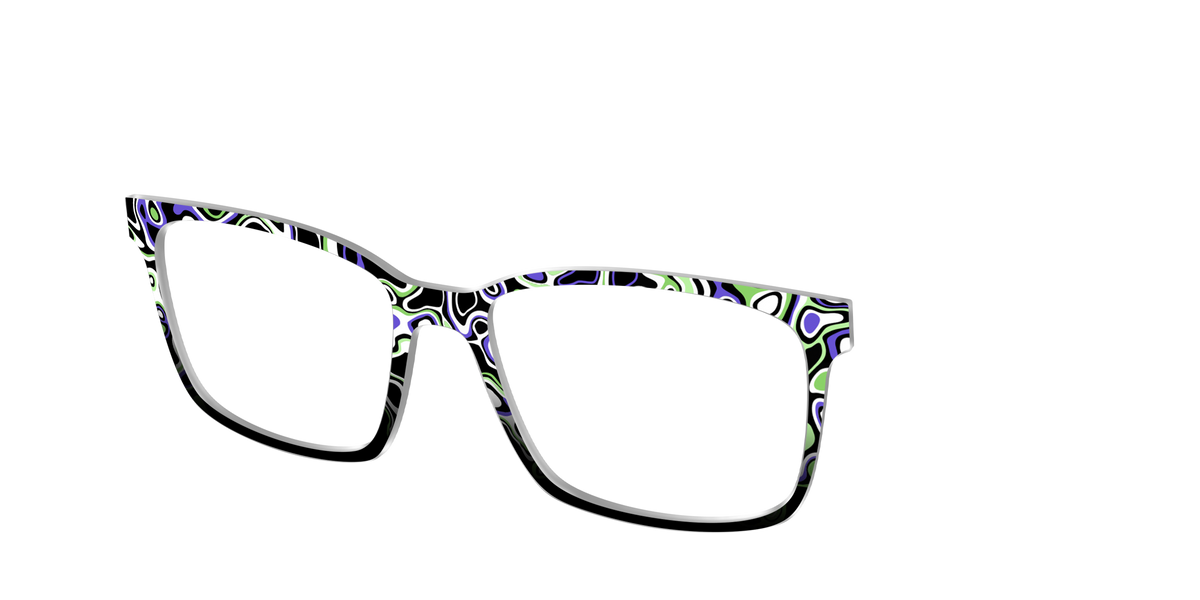 The Marbled Ectoplasm - Angle Top Image - Pair Eyewear