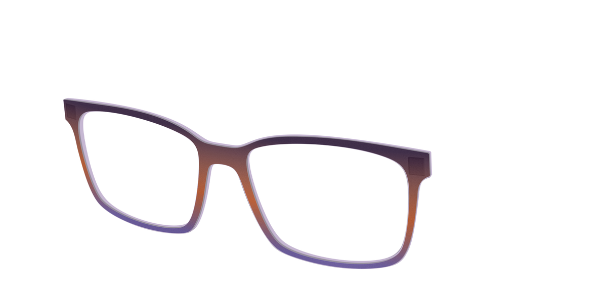 The Matte Midnight to Violet Gradient - Angle Top Image - Pair Eyewear
