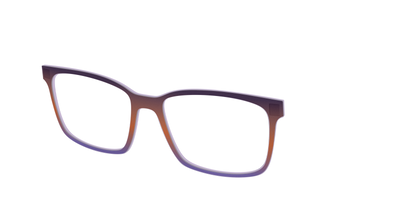 The Matte Midnight to Violet Gradient - Angle Top Thumbnail - Pair Eyewear