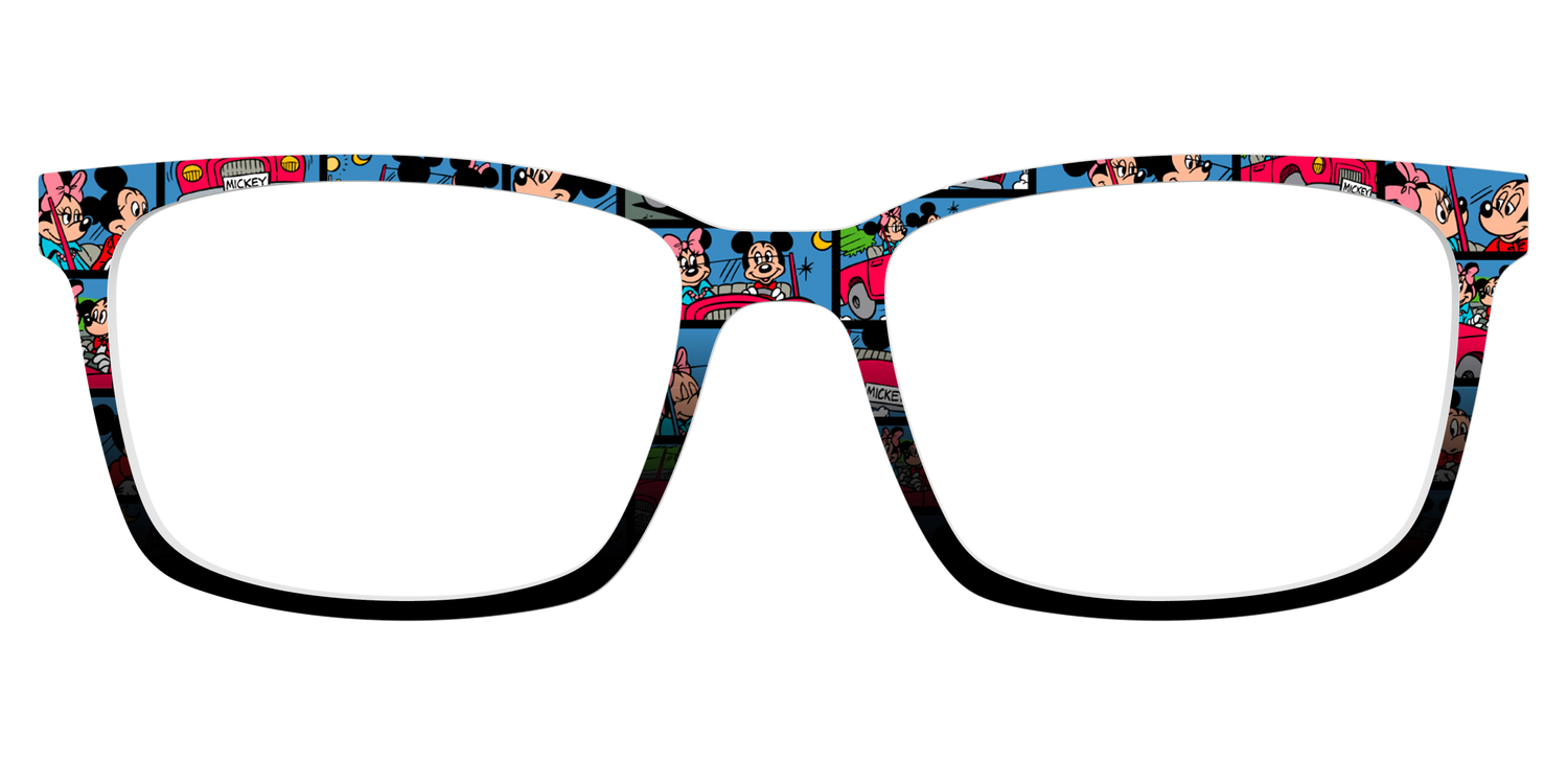 The Mickey & Minnie Comic Split - Lifestyle Kirby Top Image - Pair Eyewear