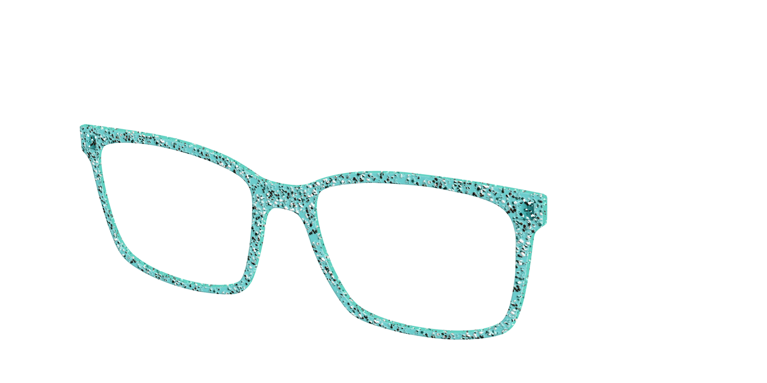 The Mint Sparkle - Angle Top Image - Pair Eyewear