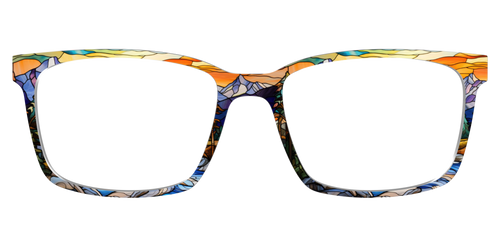The Mountainscape Stained Glass - Kirby Top - Pair Eyewear