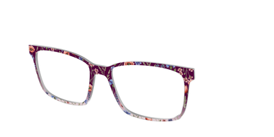 The Mulberry Floral Dip-Dye - Angle Top Thumbnail - Pair Eyewear