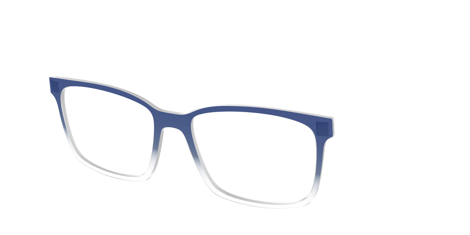 The Navy Gradient Crystal - Angle Top Image - Pair Eyewear