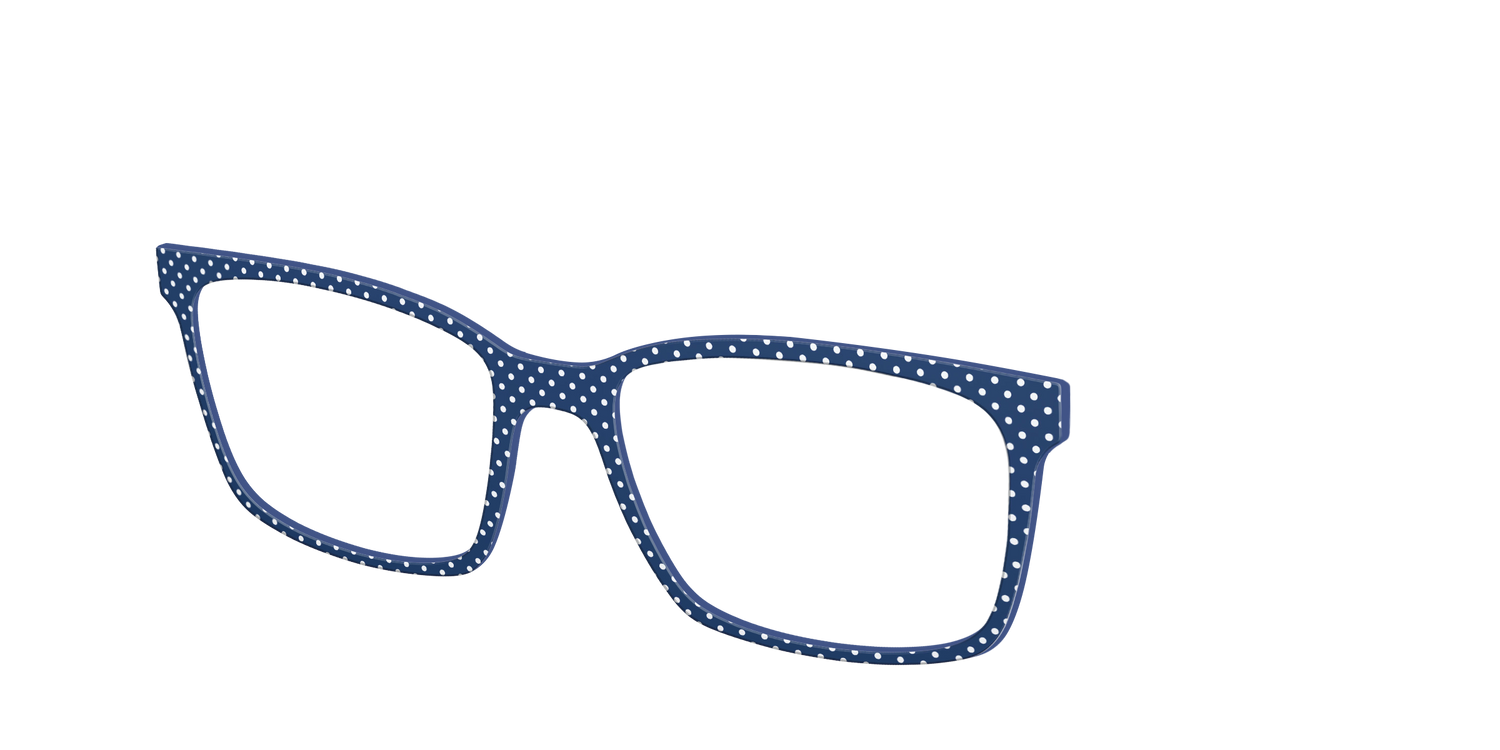 The Navy Pin Dot - Angle Top Image - Pair Eyewear