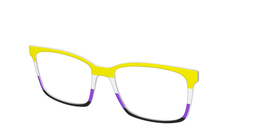 The Non-Binary Flag - Angle Top Thumbnail - Pair Eyewear