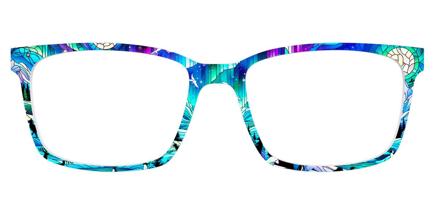 The Northern Lights Stained Glass - Lifestyle Kirby Top Image - Pair Eyewear