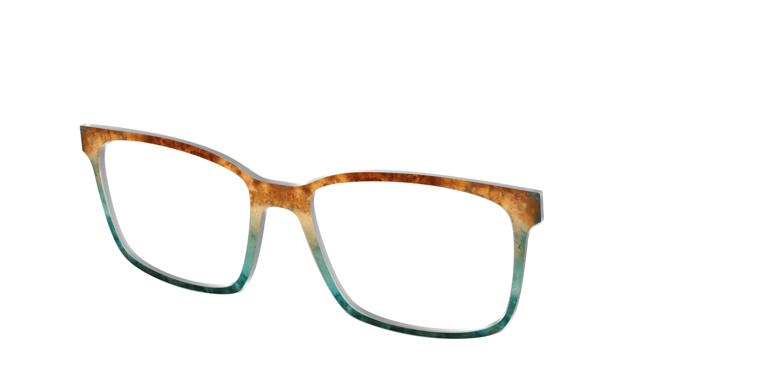 The Oxidized Copper - Angle Top Image - Pair Eyewear