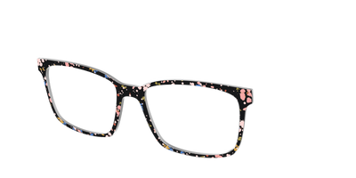The Pallid Paint Splatter - Angle Top Thumbnail - Pair Eyewear