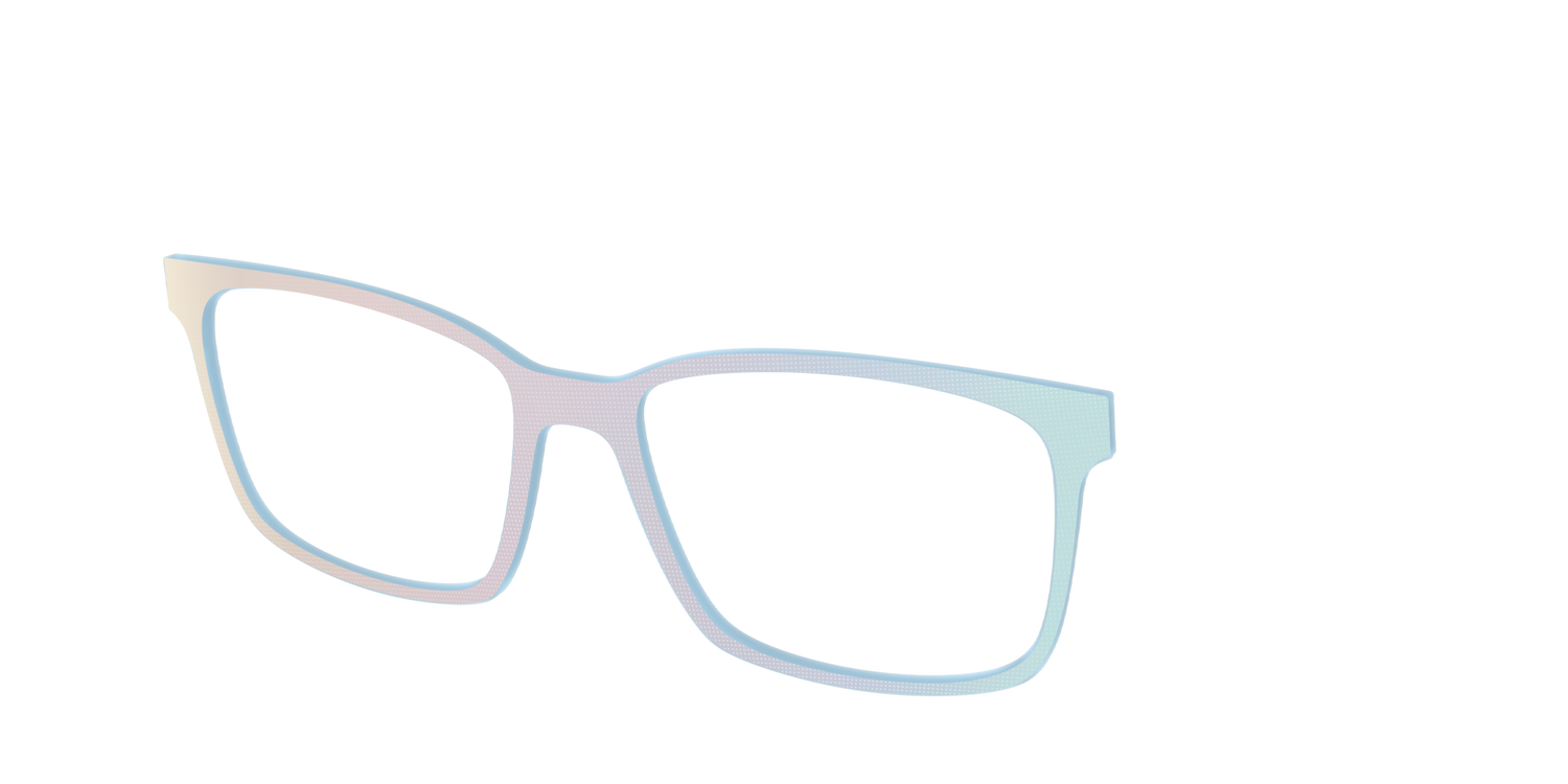 The Pastel Dot Iridescent - Angle Top Image - Pair Eyewear