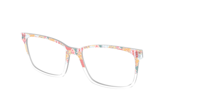 The Patchwork Hexagon Crystal Split - Angle Top Thumbnail - Pair Eyewear