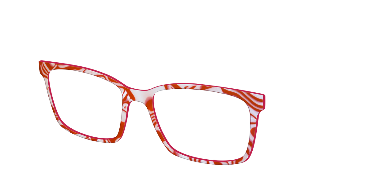 The Peppermint Swirl - Angle Top Image - Pair Eyewear