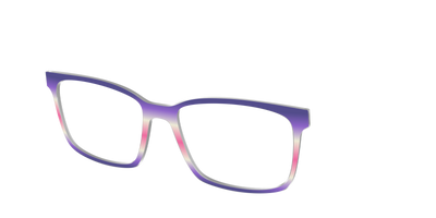 The Petunia Haze Gradient - Angle Top Thumbnail - Pair Eyewear