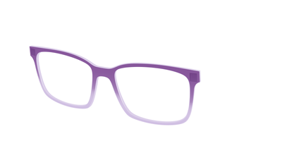 The Plum to Lilac Gradient Crystal - Angle Top Thumbnail - Pair Eyewear