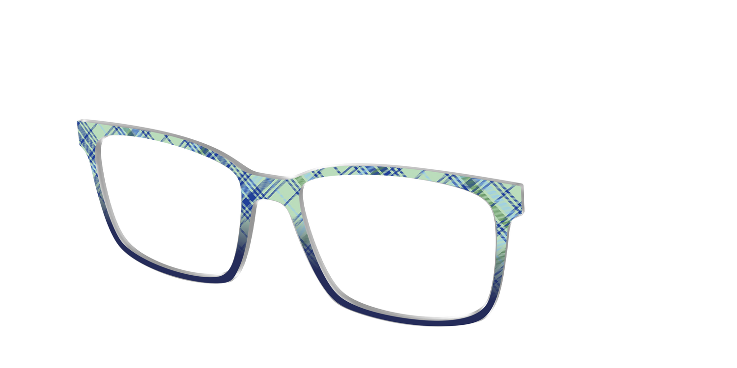The Poetic Plaid - Angle Top Image - Pair Eyewear
