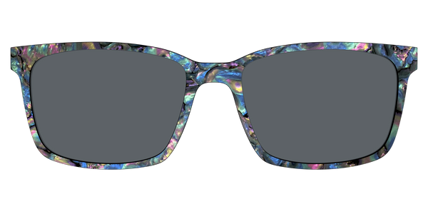The Kirby - Violet Pearlized Gradient Acetate Rose Gold Metal