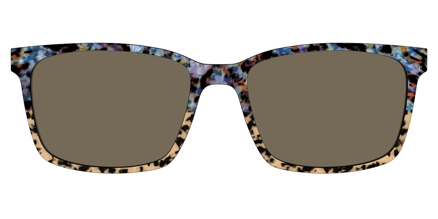 The Polarized Oasis Tortoise Split Sun Top - Lifestyle Kirby Top Image - Pair Eyewear