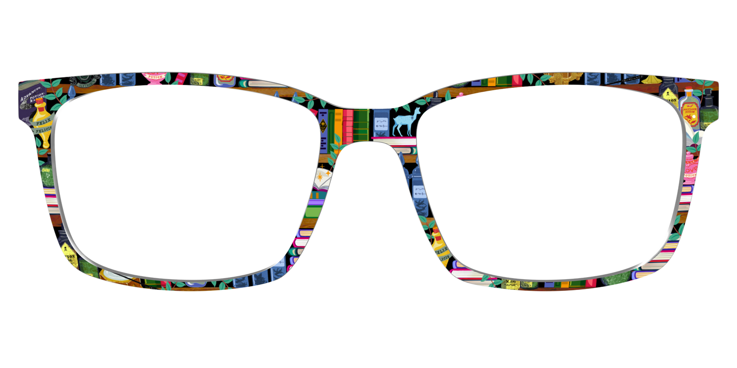 The Potions Bookcase - Lifestyle Kirby Top Image - Pair Eyewear