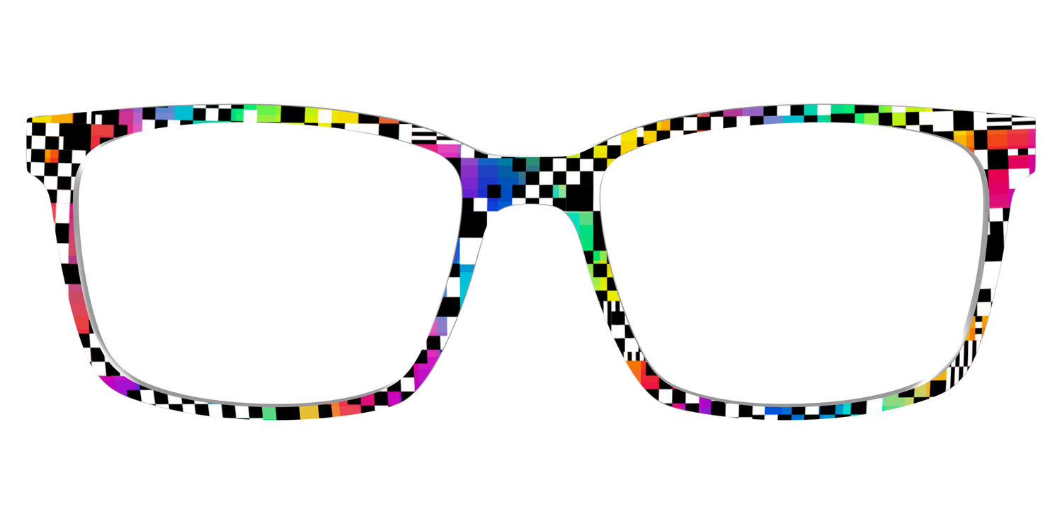 The Prismatic Check - Lifestyle Kirby Top Image - Pair Eyewear