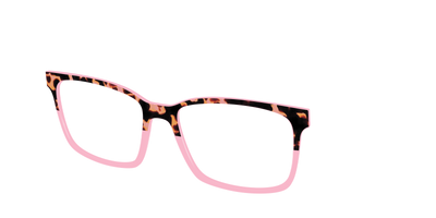 The Punch Tortoise Crystal Split - Angle Top Thumbnail - Pair Eyewear