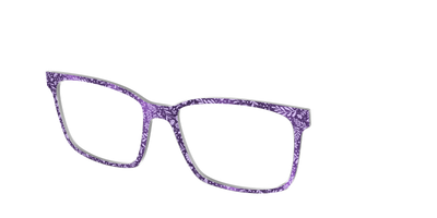 The Purple Shimmer Botanical - Angle Top Thumbnail - Pair Eyewear