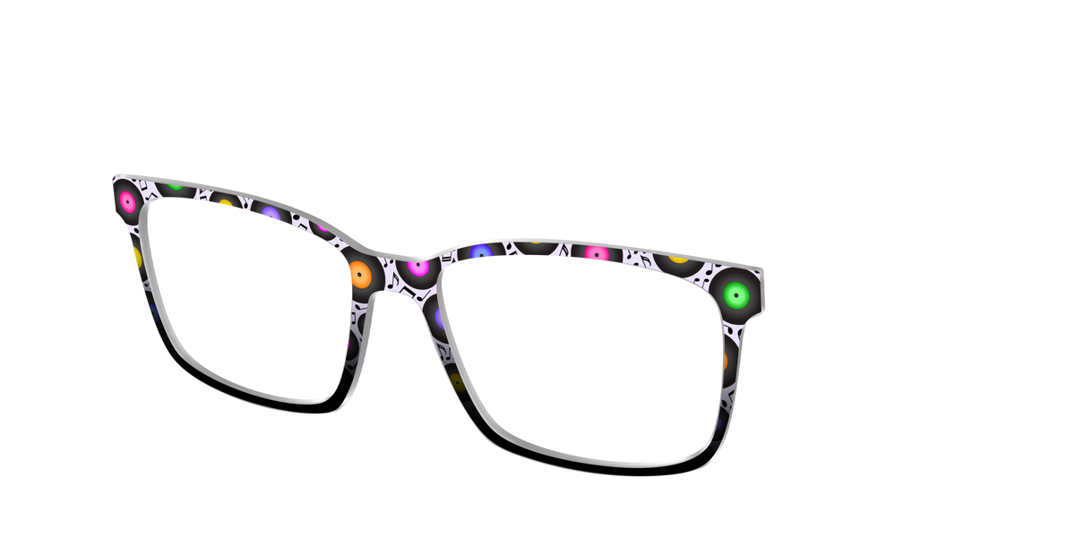 The Record Collection - Angle Top Image - Pair Eyewear