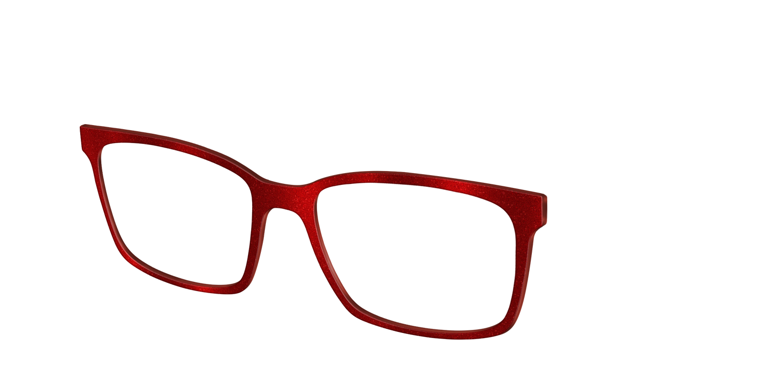 The Red Shimmer - Angle Top Image - Pair Eyewear