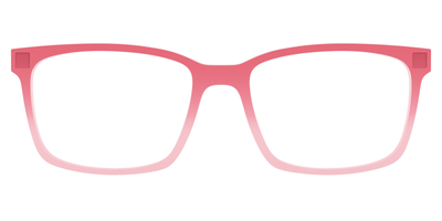 The Red to Coral Gradient Crystal - Front Top Thumbnail - Pair Eyewear