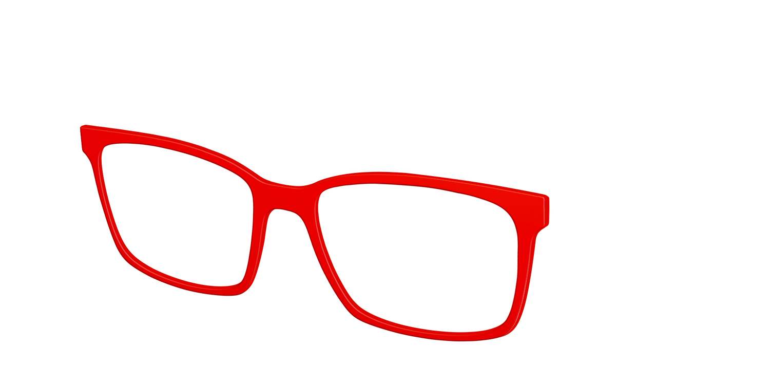 The Red - Angle Top Image - Pair Eyewear