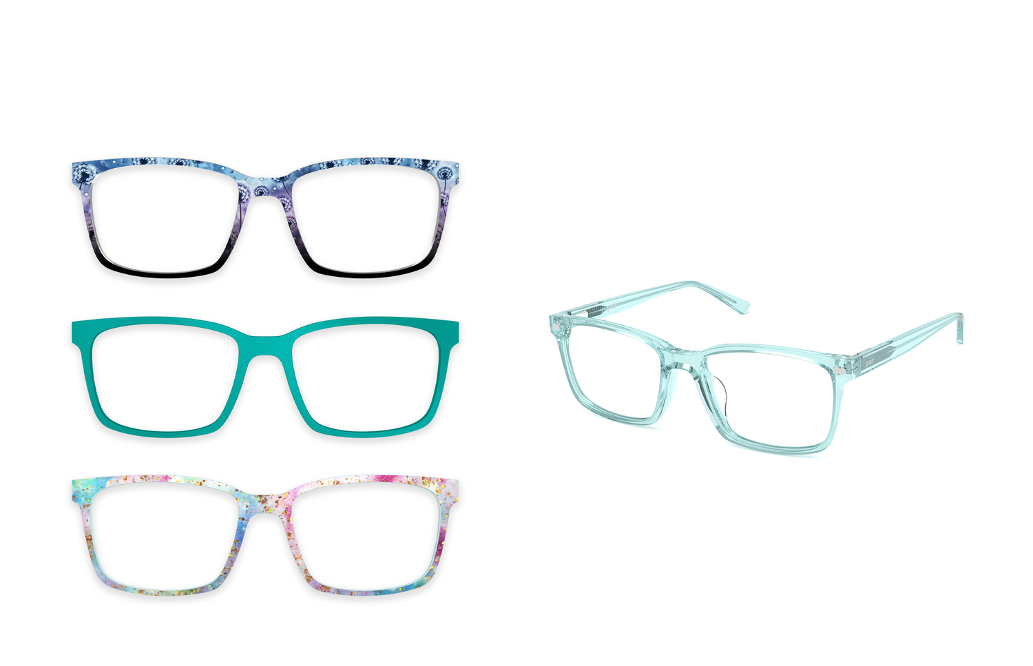 The Kirby - The Serene Seafoam Pairing Set - Lifestyle Kirby Top Image - Pair Eyewear