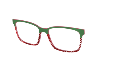 The Shimmer Strawberry - Angle Top Thumbnail - Pair Eyewear