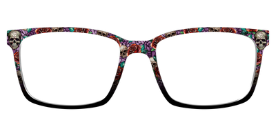 The Skull & Thorn Stained Glass - Front Top Thumbnail - Pair Eyewear