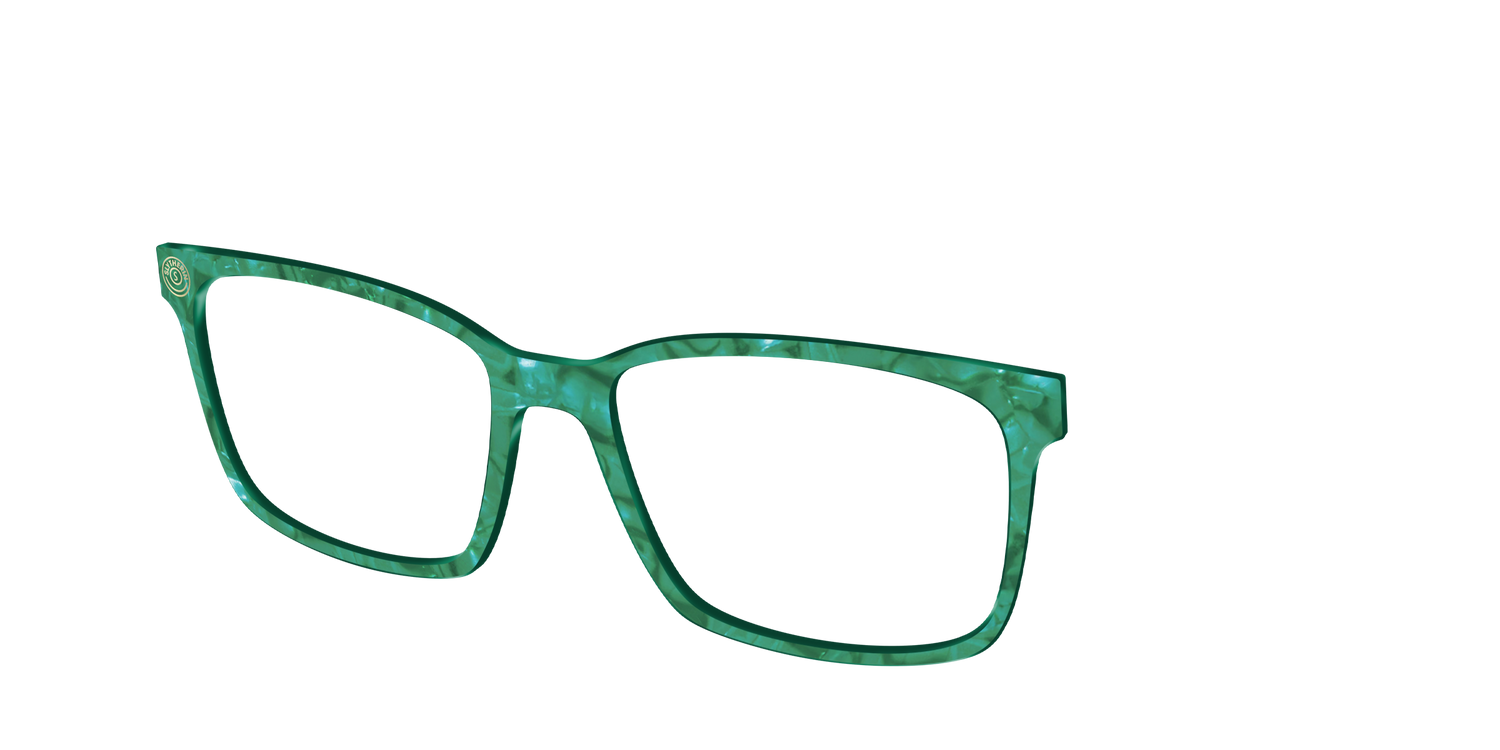 The Slytherin™ Pearl Tortoise - Angle Top Image - Pair Eyewear
