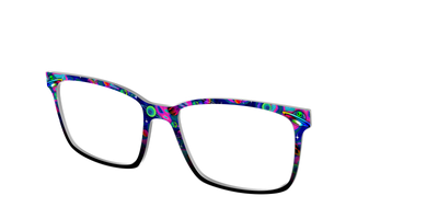 The Space Invasion Marble - Angle Top Thumbnail - Pair Eyewear