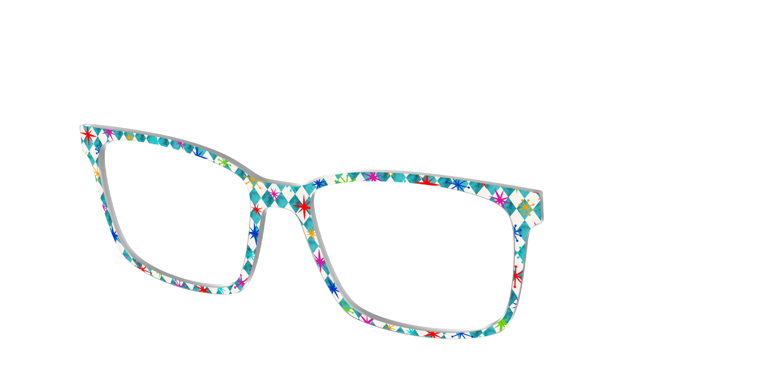 The Starburst Diamonds - Angle Top Image - Pair Eyewear