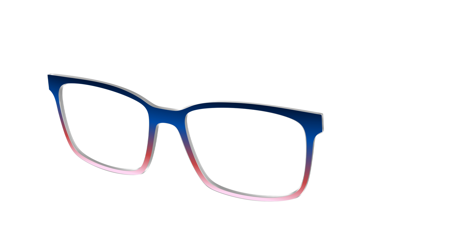The Summer Sky Gradient - Angle Top Image - Pair Eyewear