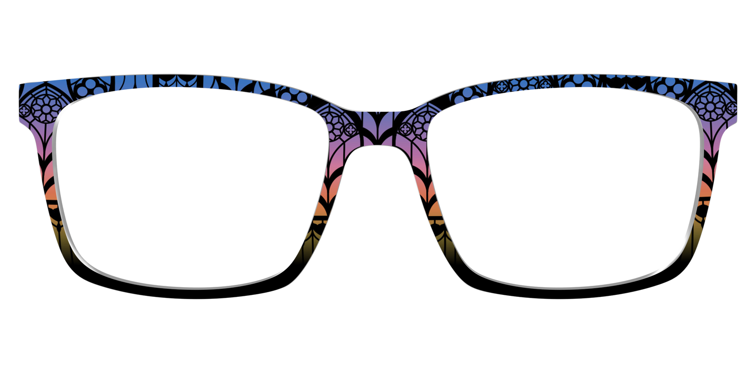 The Sunset Stained Glass - Lifestyle Kirby Top Image - Pair Eyewear