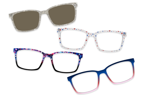 The Red White & Celebrate Topper Set - Kirby Top - Pair Eyewear