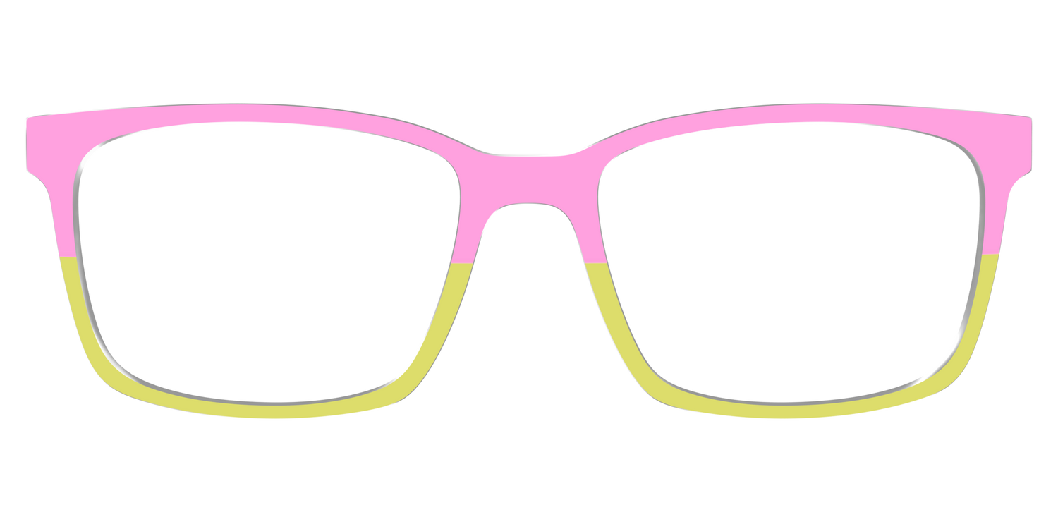 The Sweet Pea & Chartreuse Split - Lifestyle Kirby Top Image - Pair Eyewear
