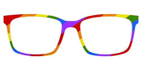 The Traditional Pride Flag - Kirby Top - Pair Eyewear