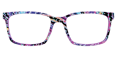 The Vaporwave Marble with Star Glitter - Front Top Thumbnail - Pair Eyewear