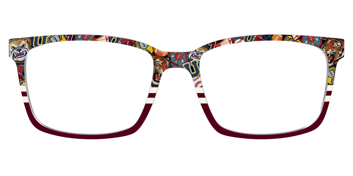 The Varsity Patches Split - Lifestyle Kirby Top Image - Pair Eyewear