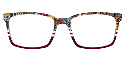The Varsity Patches Split - Front Top Thumbnail - Pair Eyewear