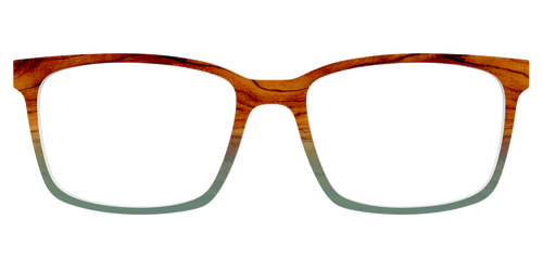 The Woodgrain to Sage Gradient - Kirby Top - Pair Eyewear