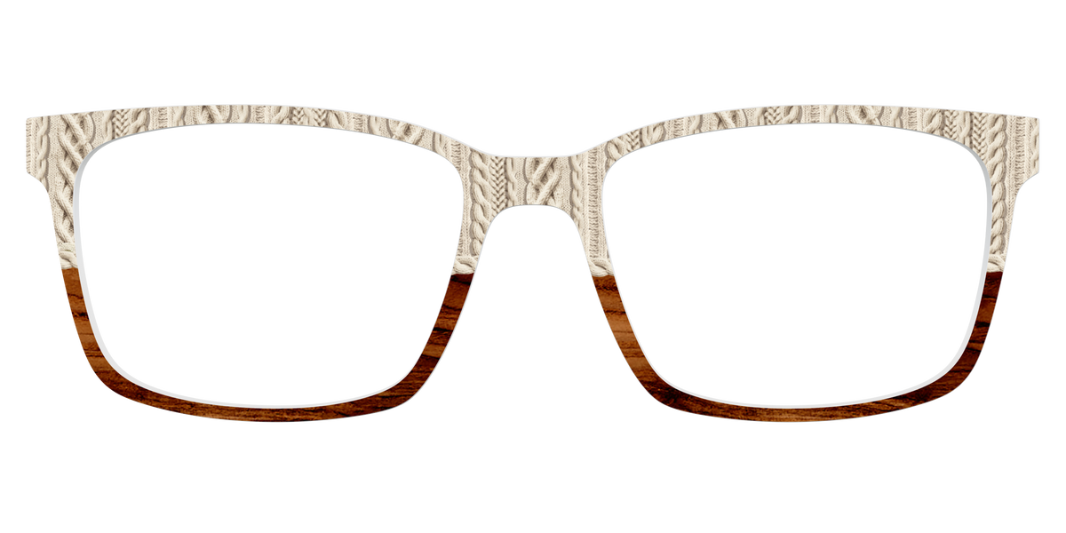 The Woven Wood Split - Lifestyle Kirby Top Image - Pair Eyewear
