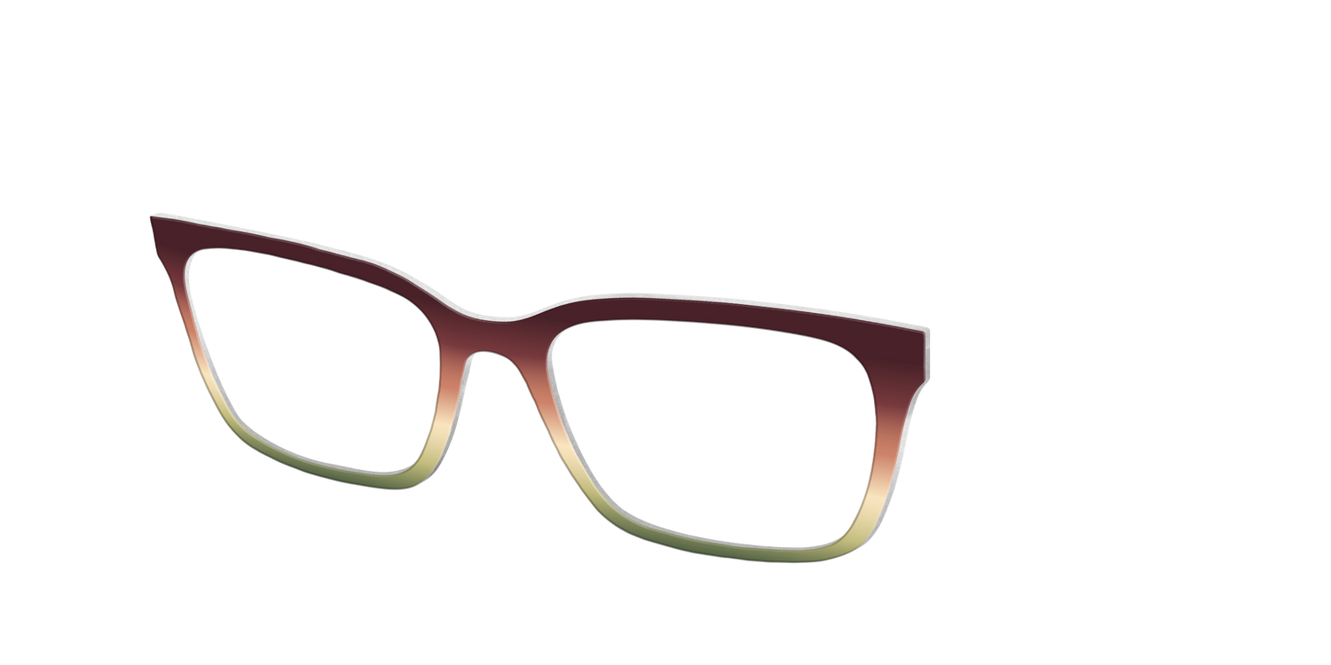 The Acorn to Moss Gradient - Angle Top Image - Pair Eyewear